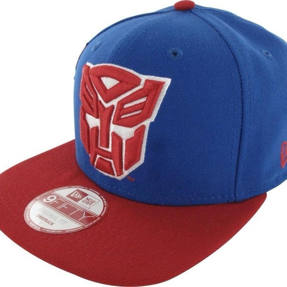 New Era 9Fifty snapback cap Transformers autobots Optimus prime retro Y2K 90s - Picture 1 of 7